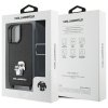 Karl Lagerfeld KLHCP16SSAKCPBK iPhone 16 6.1 czarny/black hardcase Saffiano Karl&Choupette Metal Pin CBDY Strap